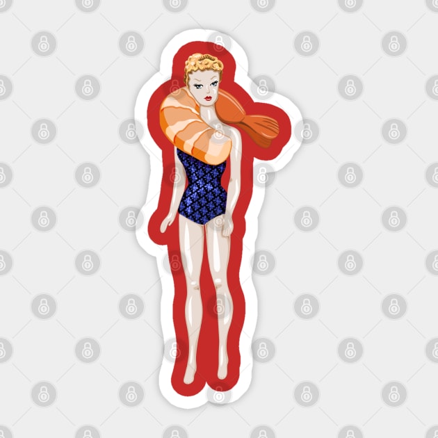 Shrimp on the barbie costume on sale